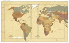 Hama Foto album memo WORLD MAP 10x15/200, nalepke, zložljiv