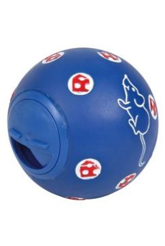 Trixie Igrača za mačke Žogica z luknjami za hrano/mešane barve 7cm TR