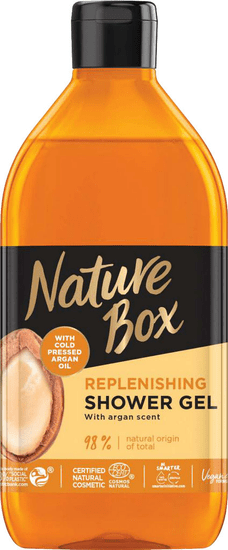 Nature Box gel za prhanje, argan, 385 ml