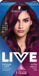  Schwarzkopf Live barva za lase, L76 Ultra Violet