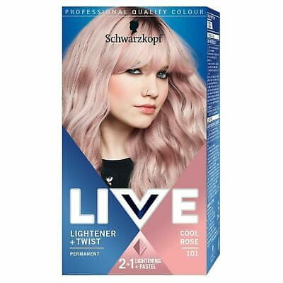 Schwarzkopf Live Lightener + Twist barva za lase, rožnato blond