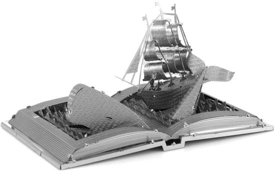 Metal Earth kovinski model 3D sestavljanka Knjiga: Beli kit