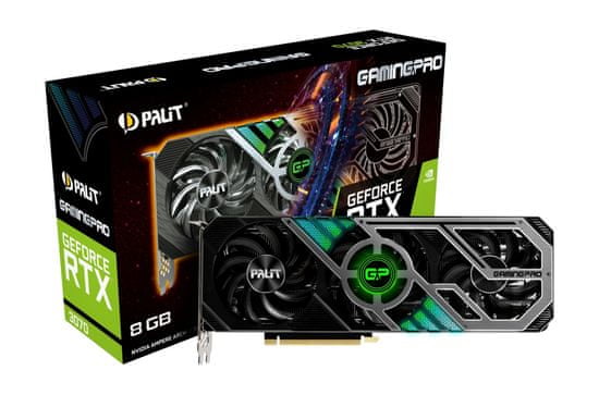 PALiT GamingPro GeForce RTX 3070 grafična kartica, 8 GB GDDR6