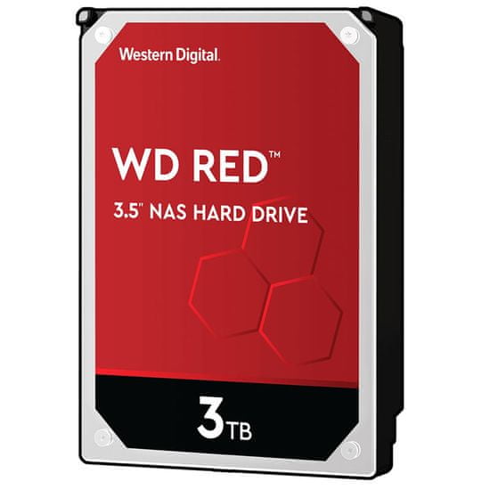 Western Digital Red trdi disk, 3 TB, SATA III, 5400 rpm, 256 MB (WD30EFAX)