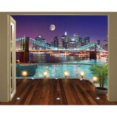 Walltastic Walltastic, Dekorativne foto ozadje 243 x 304cm Brooklyn Bridge, 43626