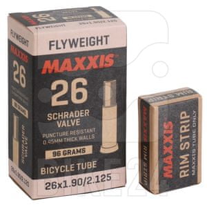 Camera D'aria Maxxis Flyweight 26x1.5/1.75 &ndash; Valvola Presta 32mm, Leggera 82g