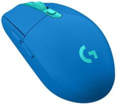 Logitech G305 Lightspeed brezžična gaming miška, modra