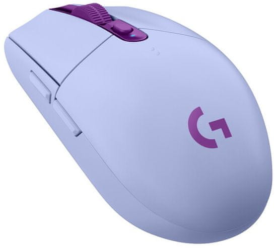 Logitech G305 gaming miška, Lightspeed brezžična, vijolična (910-006022)