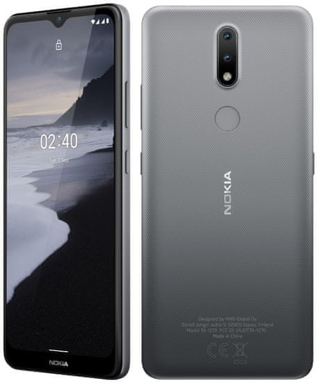 Nokia 2.4 mobilni telefon, 2 GB/32 GB, siv