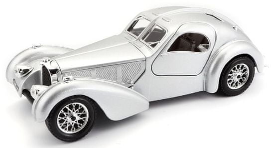 BBurago 1:24 Bugatti Atlantic model avta, srebrn