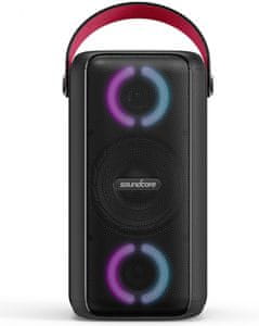 zmogljiv zvočnik Anker soundcore Rave Mega moč 50 W Bluetooth aux in vratih USB I polnjenje vzdržljivost do 18 ur močan zvok LED diode nepremočljiv