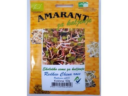 Amarant redkev China Rose eko za kaljenje, veliko pakiranje