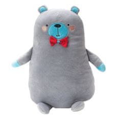 InnoGIO plišasti vzglavnik velik BEAR Grey