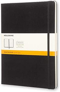  Moleskine zvezek, XL, črtani, črn