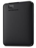 Western digital elements portable zunanji disk 5 tb usb 3.0