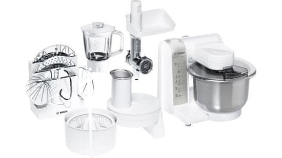 Bosch MUM4856 kuhinjski robot, 600 W, belo-srebrn