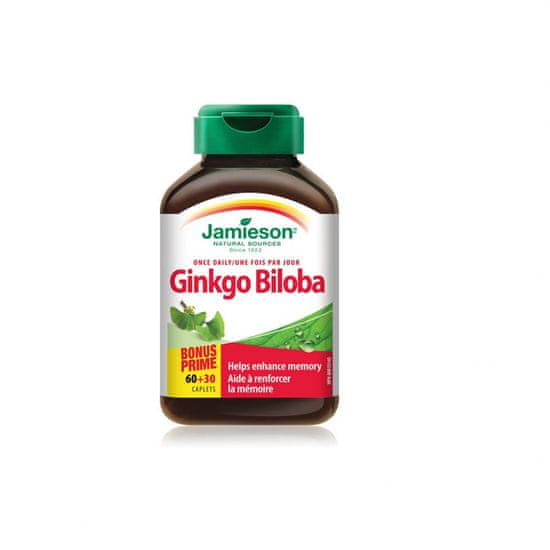 Jamieson Ginkgo Biloba kapsule za boljši spomin, 90 kapsul (797785