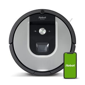 Roomba 971, vrhunska zmogljivost, pokritost več sob, Wi-Fi® povezan