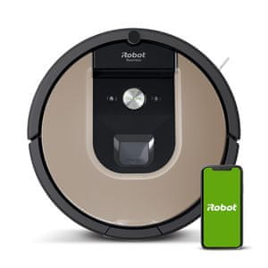 Roomba 976, vrhunska zmogljivost, pokritost več sob, Wi-Fi® povezan