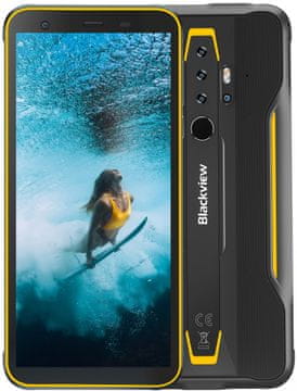 Blackview BV6300 Pro pametni telefon, 6 GB/128 GB, rumen