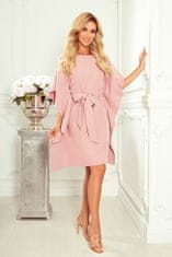 Numoco Obleka z metulji Sofija roza L/XL