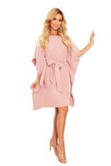 Numoco Obleka z metulji Sofija roza L/XL