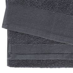 Vidaxl Kopalne brisače 2 kosa bombaž 450 gsm 100x150 cm antracitne