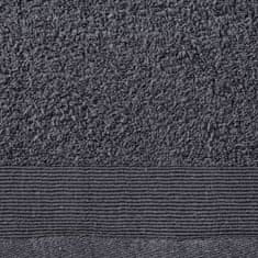 Vidaxl Kopalne brisače 2 kosa bombaž 450 gsm 100x150 cm antracitne
