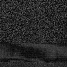 Vidaxl Kopalne brisače 2 kosa bombaž 450 gsm 100x150 cm črne