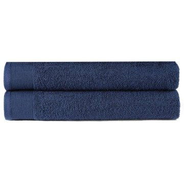 Vidaxl Kopalne brisače 2 kosa bombaž 450 gsm 70x140 cm mornarsko modre