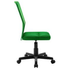 shumee Pisarniški stol zelen 44x52x100 cm mrežasto blago