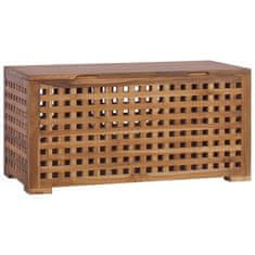 Vidaxl Škatla za vrvi 80x40x40 cm trdna tikovina