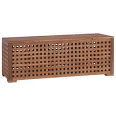 Vidaxl Škatla za vrvi 110x40x40 cm trdna tikovina