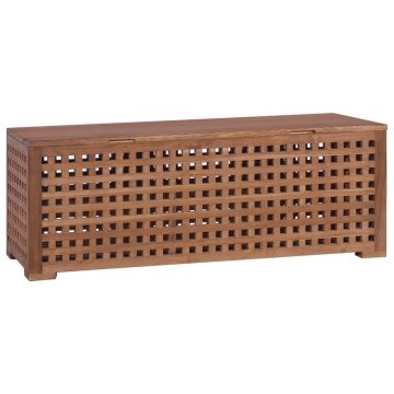 Vidaxl Škatla za vrvi 110x40x40 cm trdna tikovina