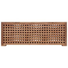 Vidaxl Škatla za vrvi 110x40x40 cm trdna tikovina