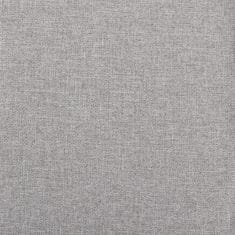 Vidaxl Zatemnitvene zavese z obešali 2 kosa sive 140x245 cm