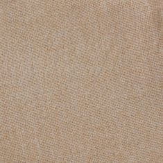 shumee Zatemnitvena zavesa z obešali videz platna bež 290x245 cm
