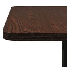 Vidaxl Bistro miza temno pepelnata 50x50x107 cm