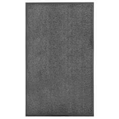 Vidaxl Pralni predpražnik antraciten 90x150 cm