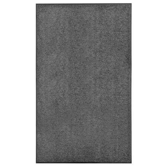 Vidaxl Pralni predpražnik antraciten 90x150 cm