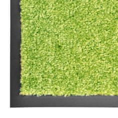 Vidaxl Pralni predpražnik zelen 60x90 cm
