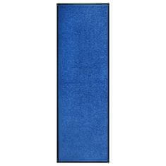 Vidaxl Pralni predpražnik moder 60x180 cm