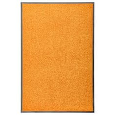 Vidaxl Pralni predpražnik oranžen 60x90 cm