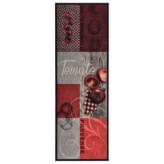 Vidaxl Kuhinjska talna preproga pralna Tomato 60x180 cm