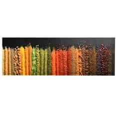 Greatstore Kuhinjska talna preproga pralna začimbe 60x180 cm