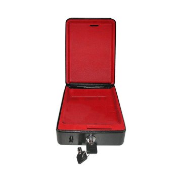 Vidaxl jeklen sef z držalom 225x165x85mm