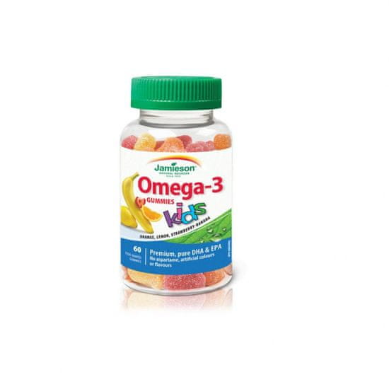 Jamieson Omega 3 žvečljivi želejčki za otroke, 60 želejčkov (796104)