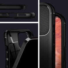 Spigen Rugged Armor silikonski ovitek za iPhone 12 Pro Max, črna