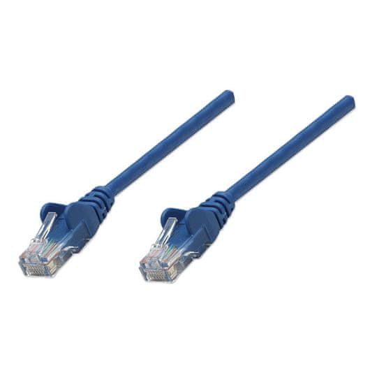 Intellinet UTP mrežni kabel, CAT5e, 0.5 m, moder
