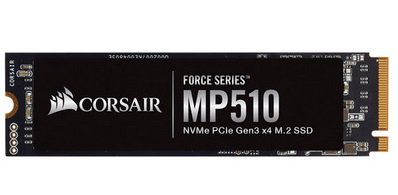 Corsair MP510 SSD disk, 960 GB, M.2 80 mm, PCI-e 3.0 x4 NVMe, 3D TLC